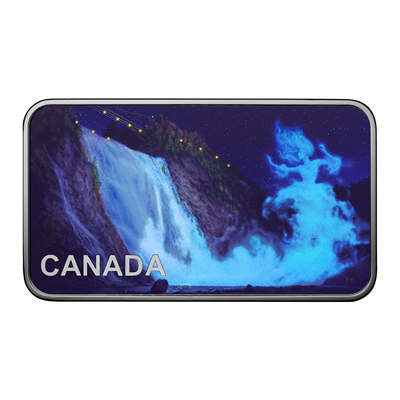 유령이 있는 캐나다: 흰옷의 여인 – 1온스 순은 동전 특징