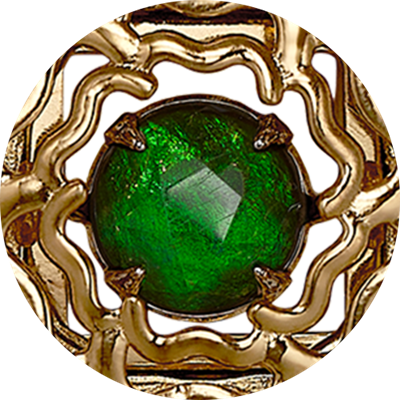 춤추는 암모라이트: 자연의 요소 - 지구 – 순은 동전 특징