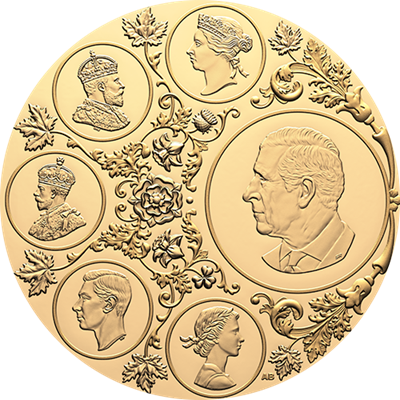 왕관의 유산 – 5온스 순금 동전 특징