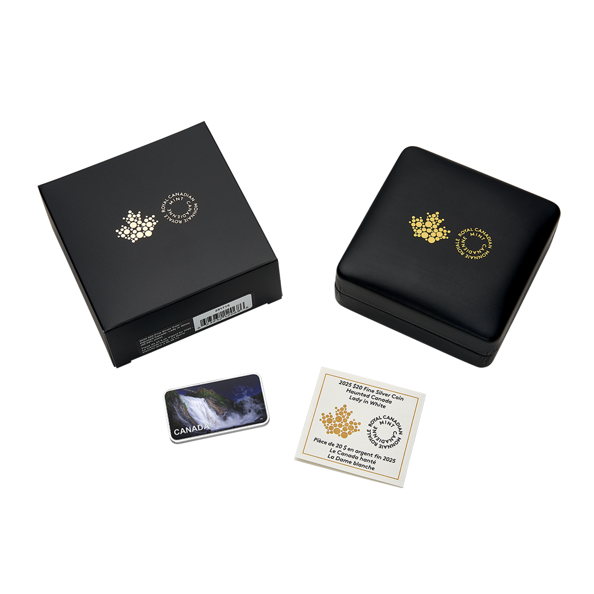 유령이 있는 캐나다: 흰옷의 여인 – 1온스 순은 동전