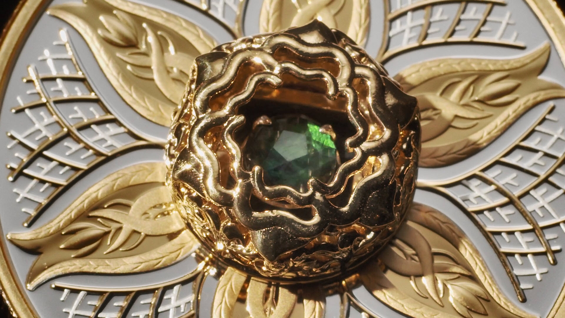 춤추는 암모라이트: 자연의 요소 - 지구 – 순은 동전