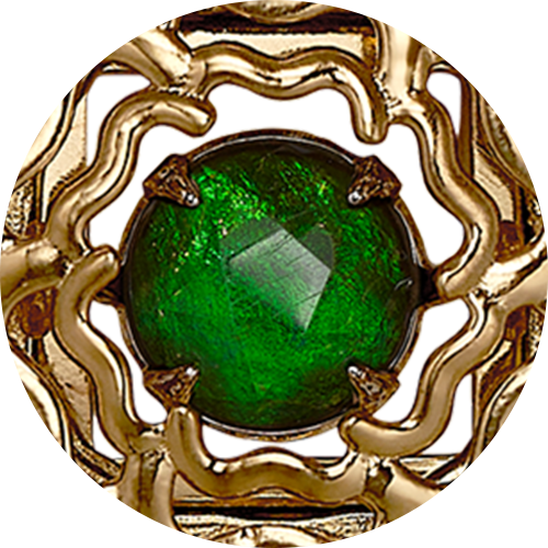 춤추는 암모라이트: 자연의 요소 - 지구 – 순은 동전