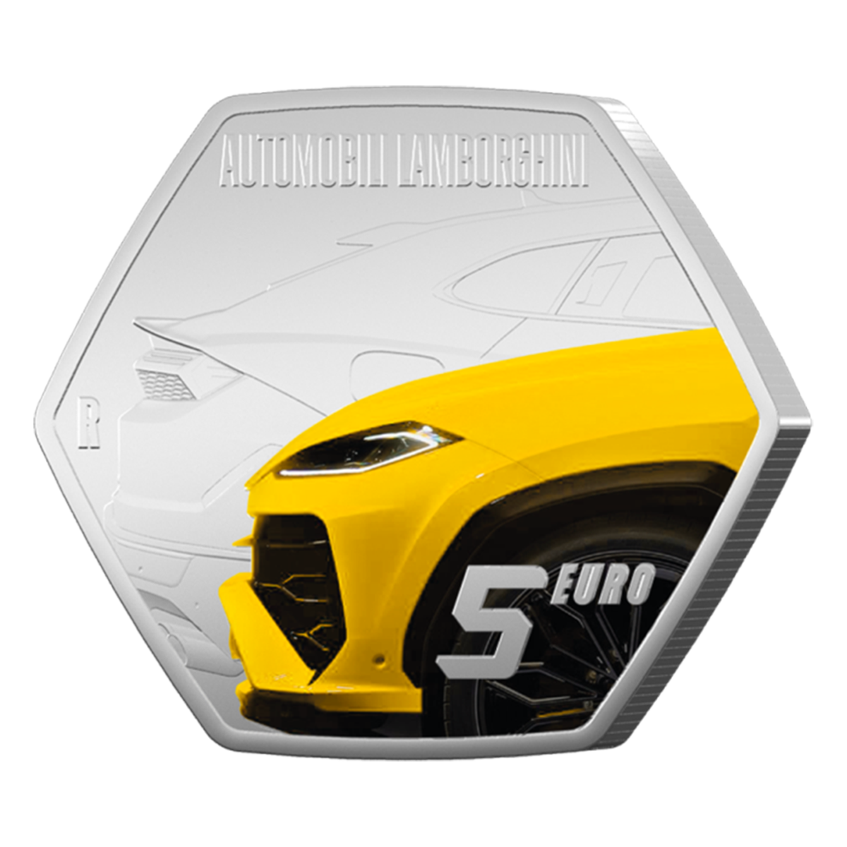 람보르기니 - 스털링 실버 3종 동전 세트