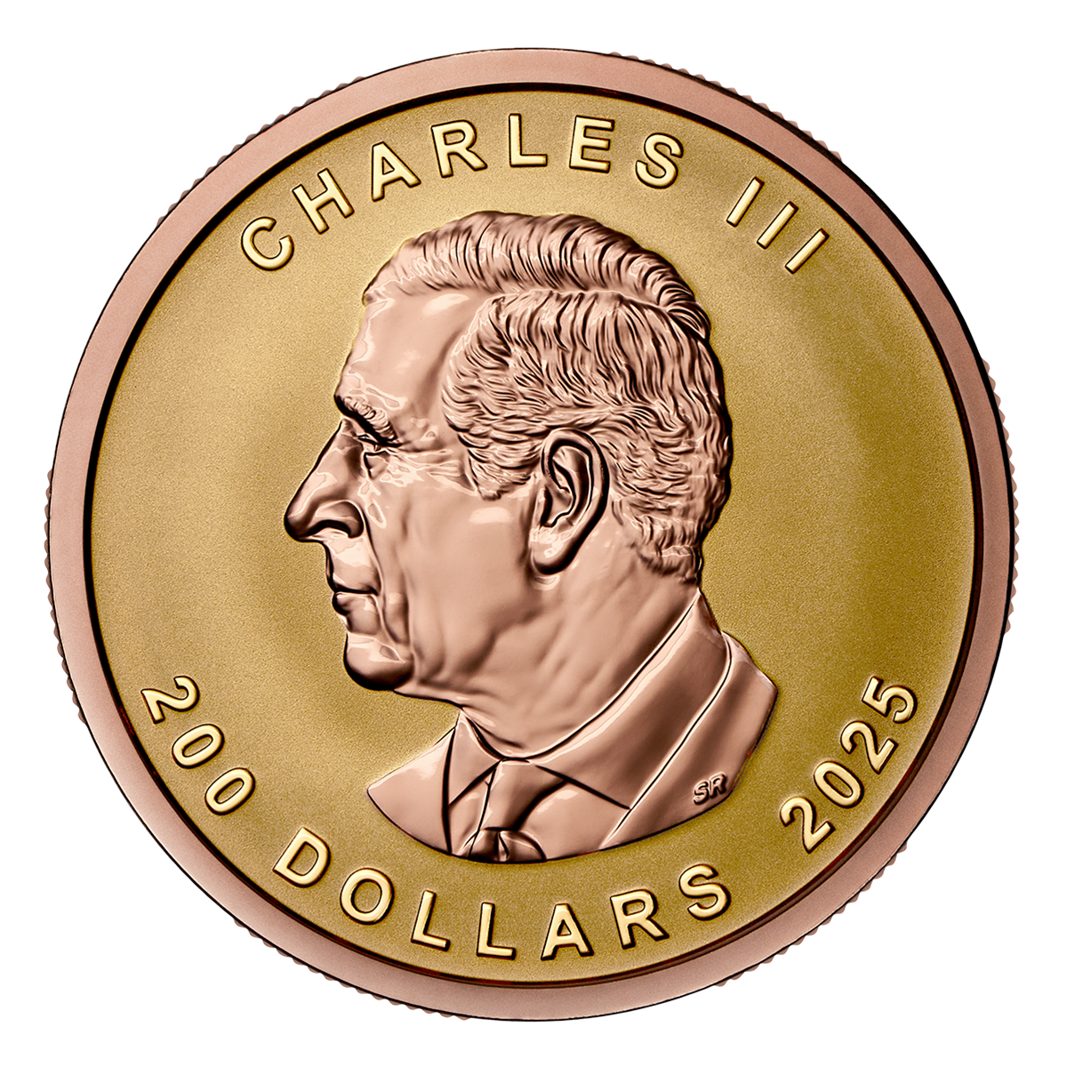 골드 메이플 리프 – 순금 초고입체 동전 (2025)