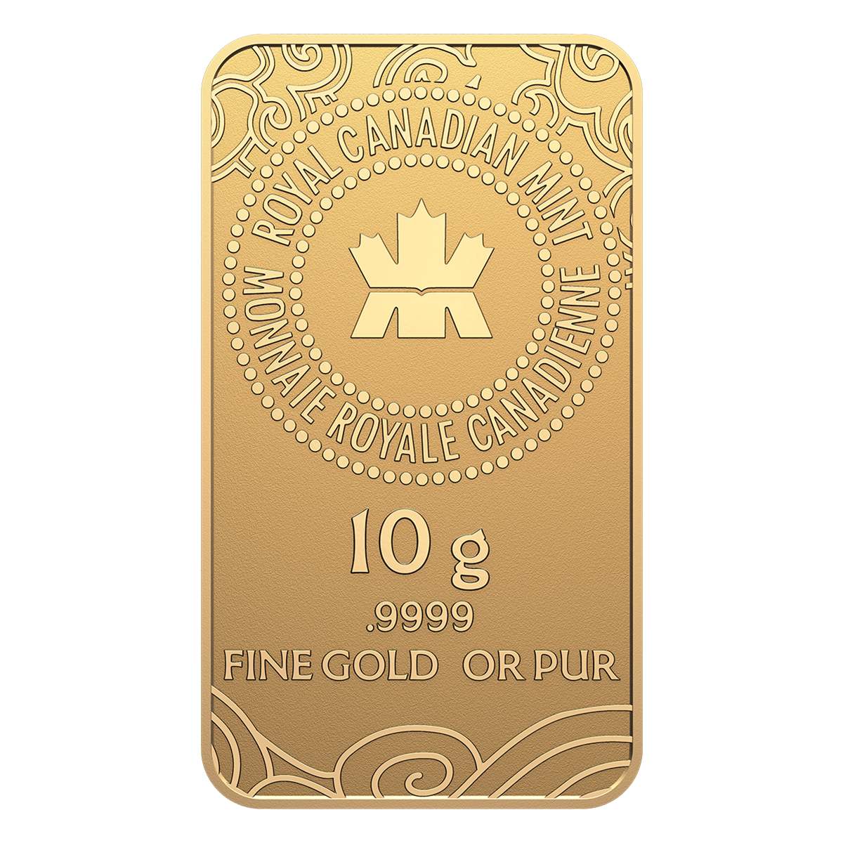 2025년 뱀의 해 – 10그램 99.99% 순금 바 (프리미엄 불리언)