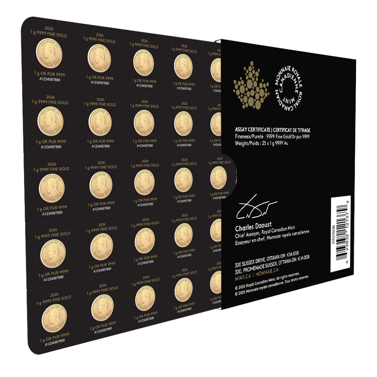 Maplegram25™ (불리온 지엠엘 25 X 1 g) (2026)