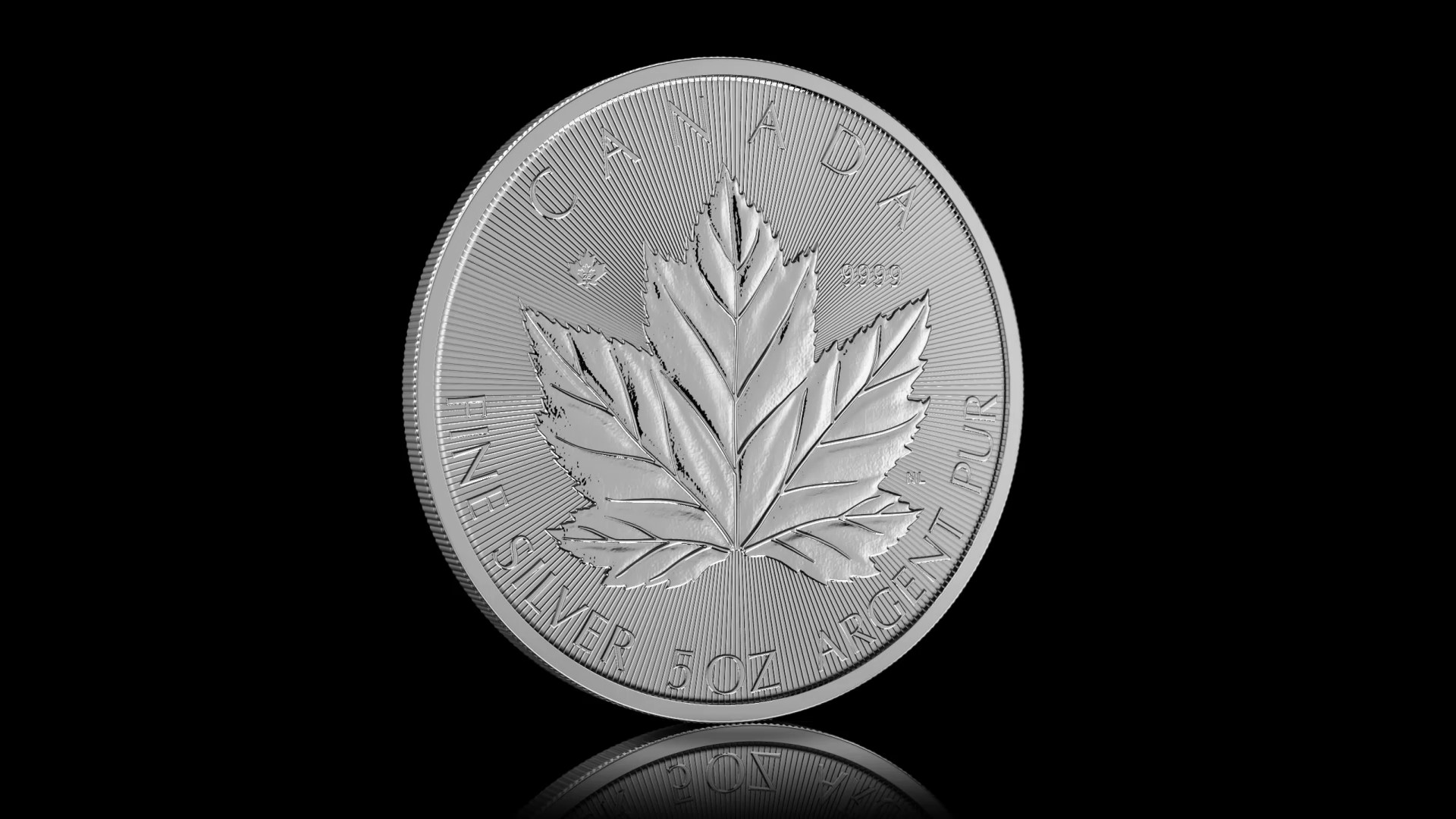 2026 그랜드 메이플 리프 - 5온스 99.99% 순은 주화 (불리언)