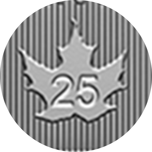 캐나다 자부심이 담긴 포장으로 제공되는 순은 바 - 1온스 99.99% 순은 2025 (프리미엄 불리온)