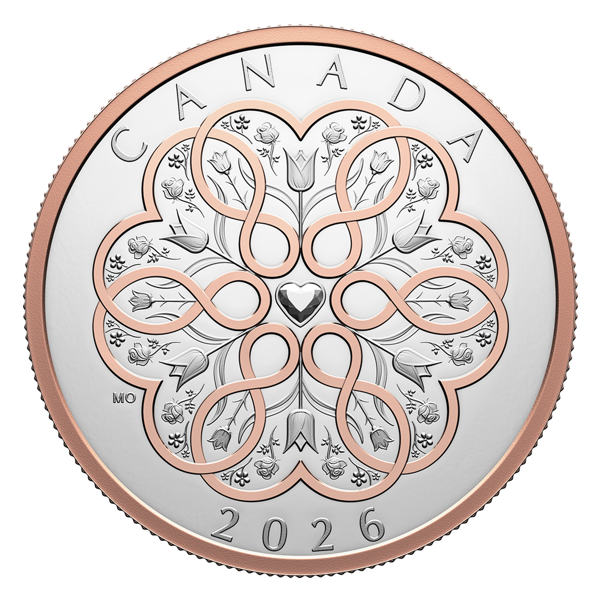 사랑을 기념하다 – 1온스 순은 동전 (2026)