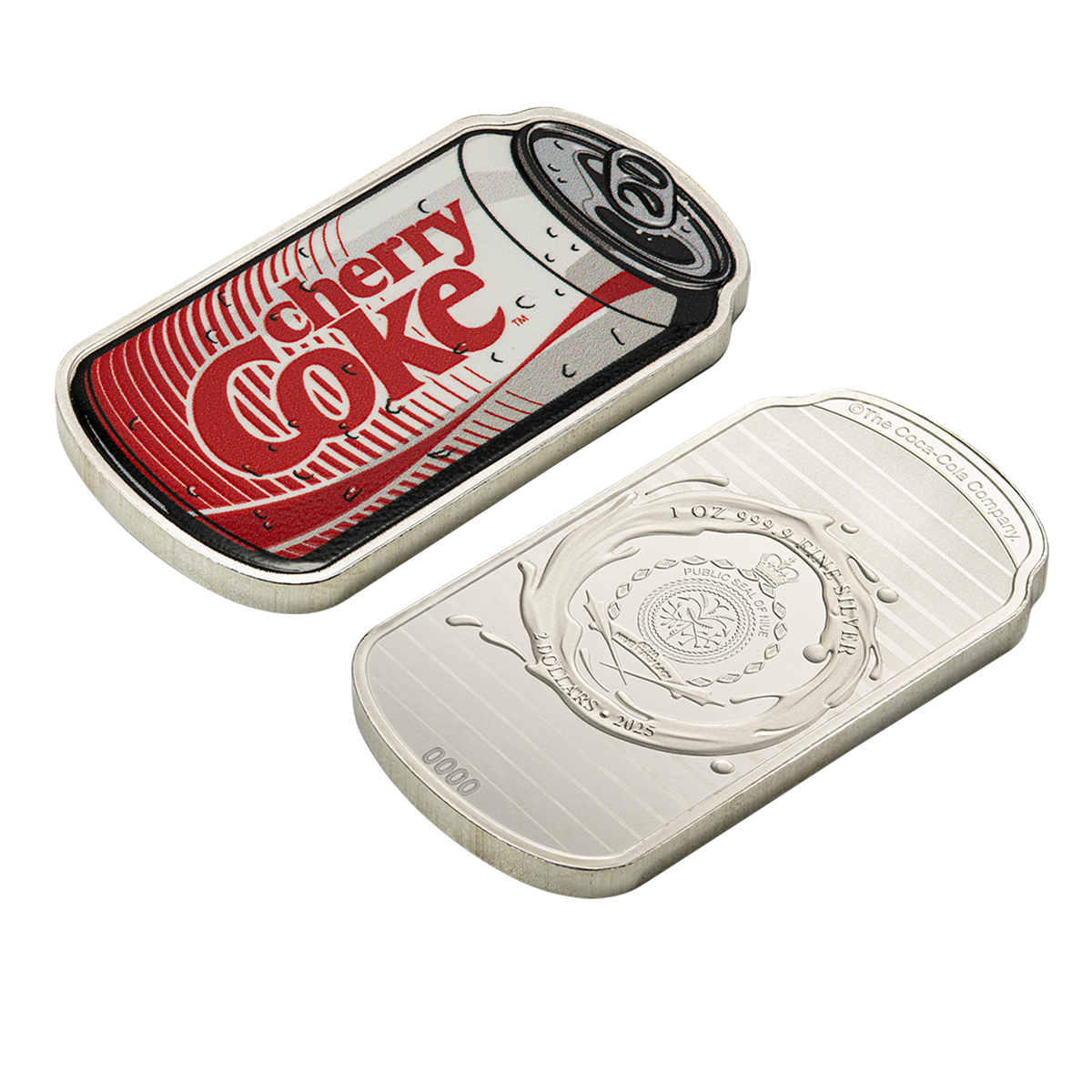 체리 콜라® 40주년 기념 - 1온스 순은 동전