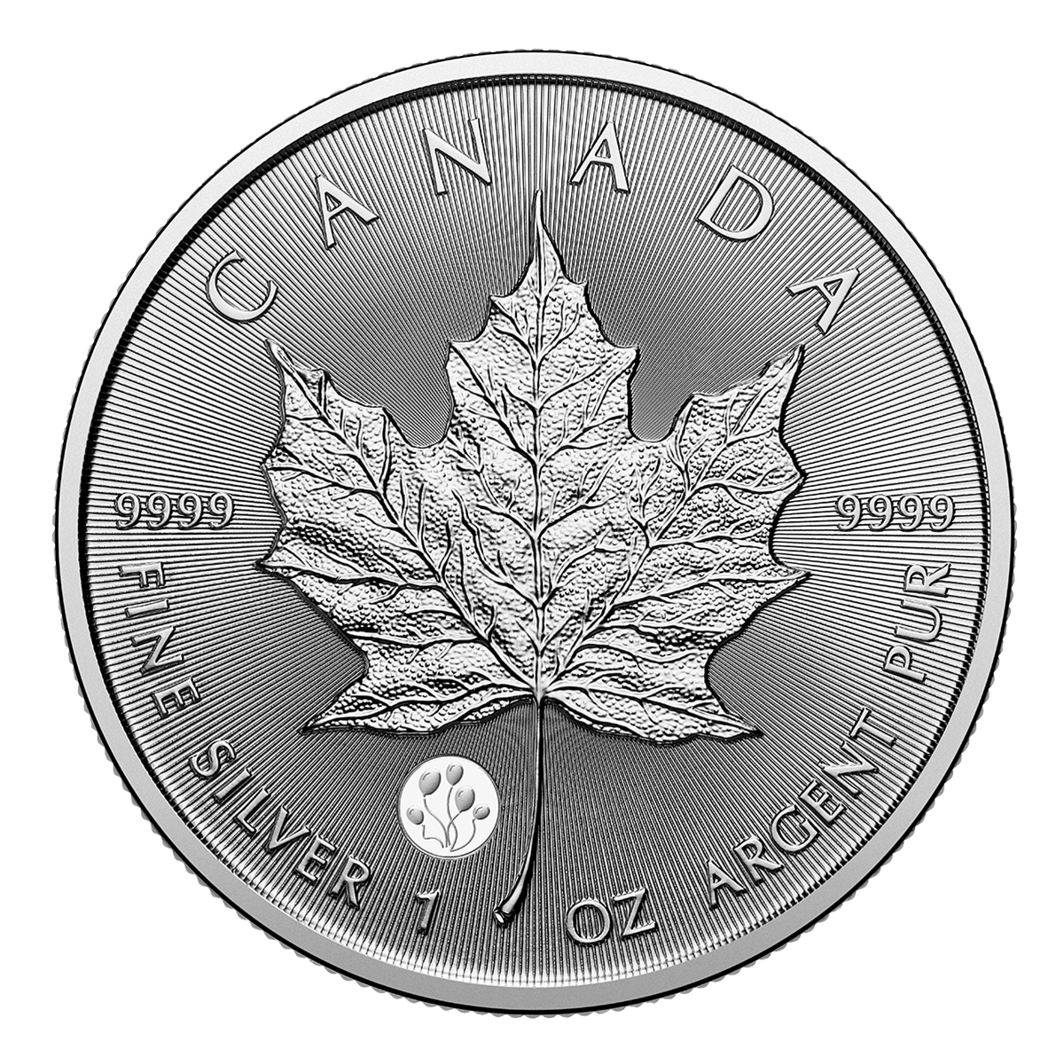 2026년 기념 은 메이플 리프: 축하 프리비 마크 - 1온스 99.99% 순은 동전 (프리미엄 불리온)