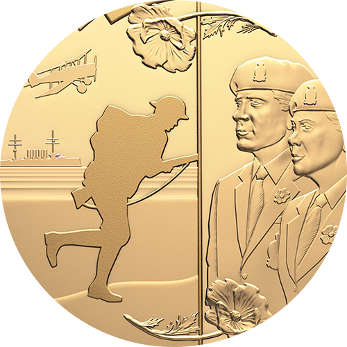 캐나다왕립군단 100주년 기념 순금 동전 (2026)