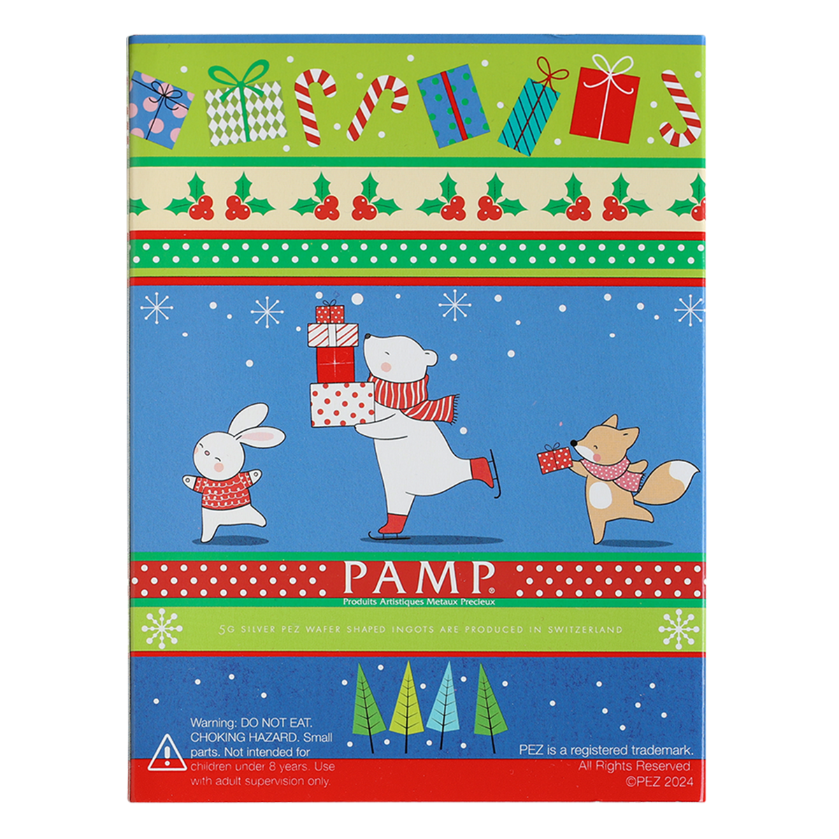 페즈® 북극곰 - 순은 6×5그램 웨이퍼