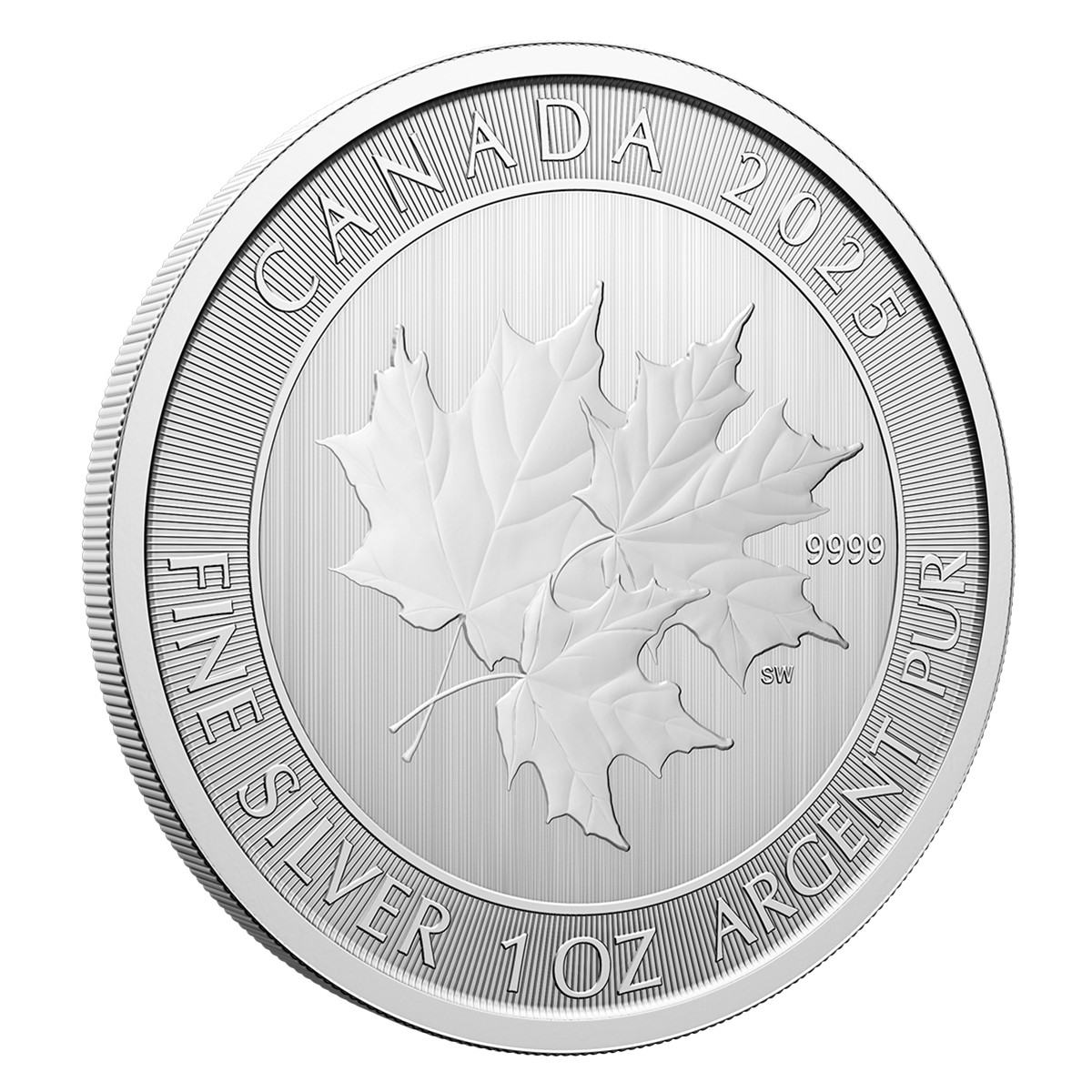 2025 트리플 메이플 - 1온스 99.99% 순은 주화 (불리언)