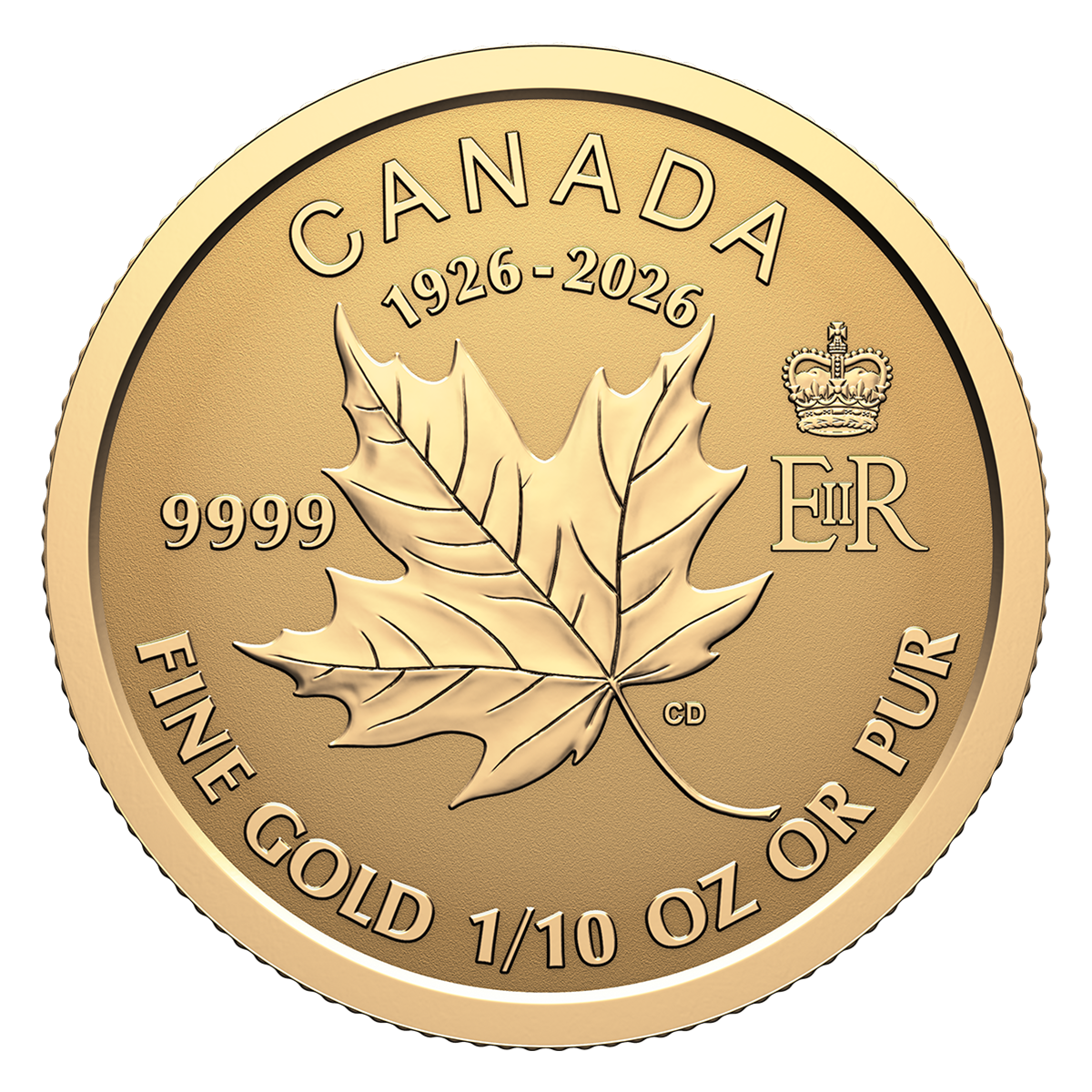 순금 분할 세트 – 엘리자베스 2세 여왕 100주년 기념 (2026)