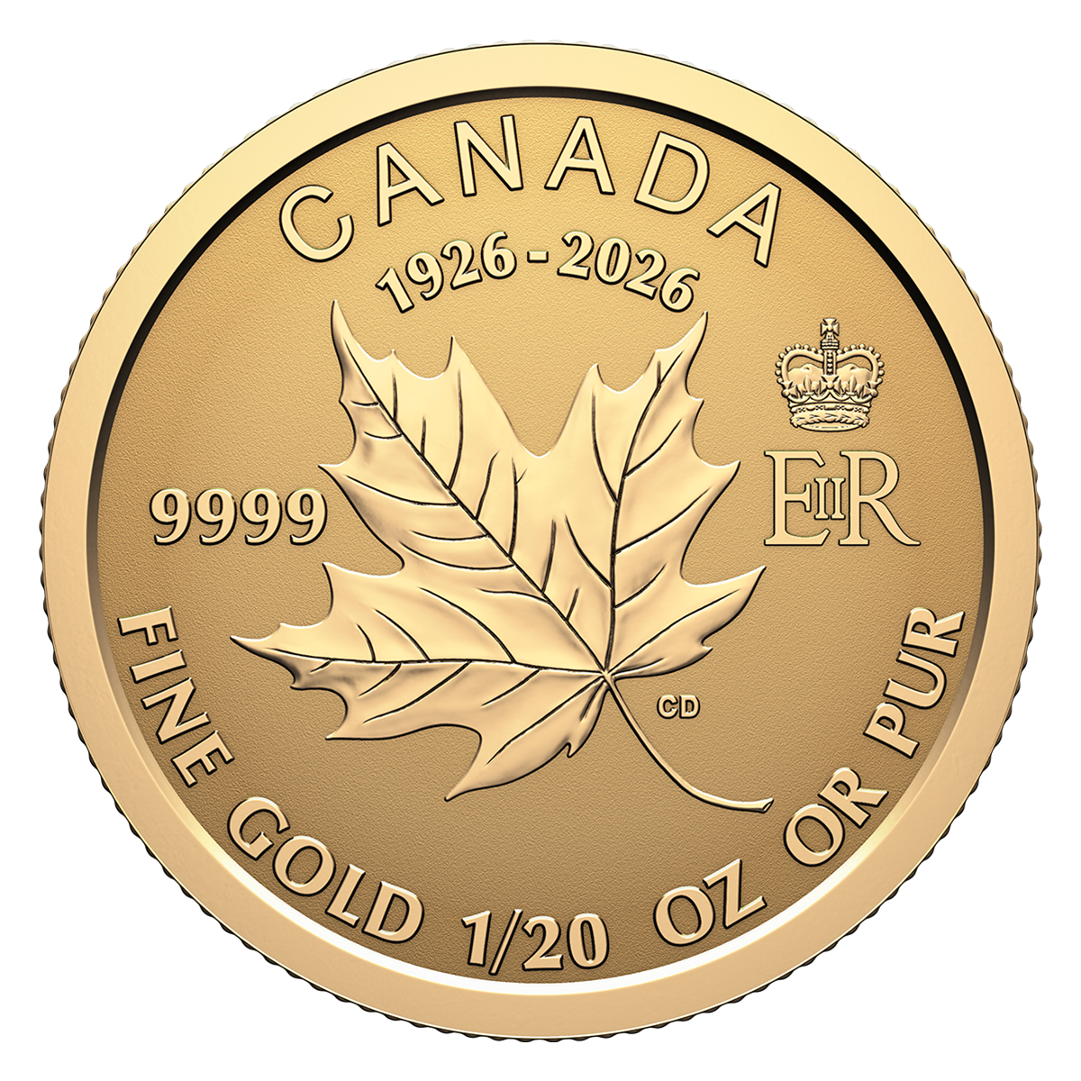 순금 분할 세트 – 엘리자베스 2세 여왕 100주년 기념 (2026)