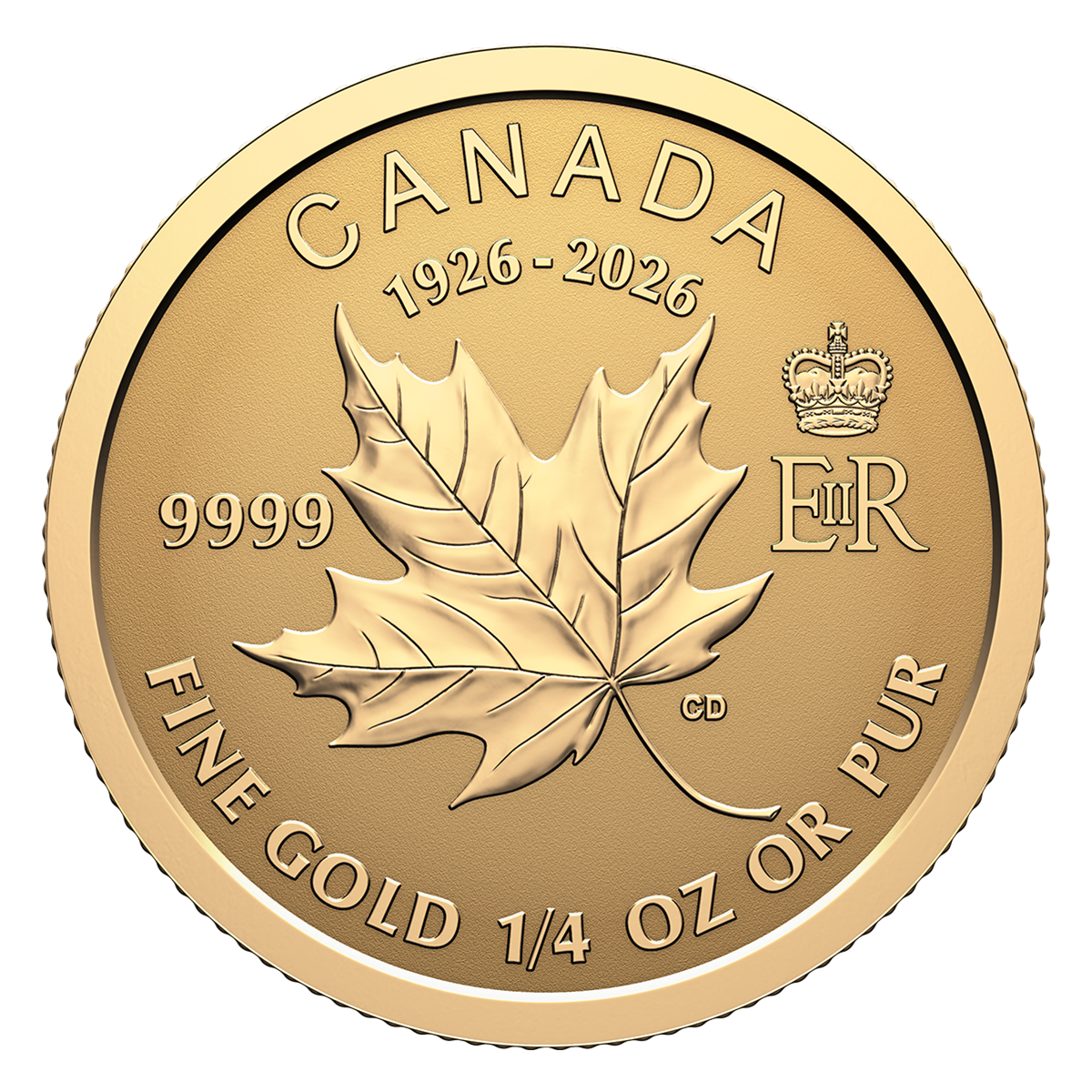 순금 분할 세트 – 엘리자베스 2세 여왕 100주년 기념 (2026)