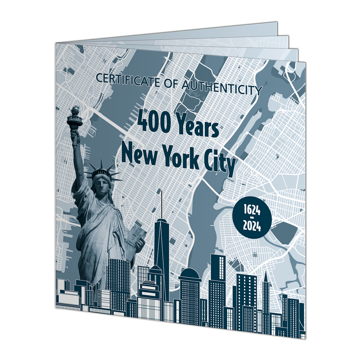 400주년 뉴욕시 - 4온스 순은 동전