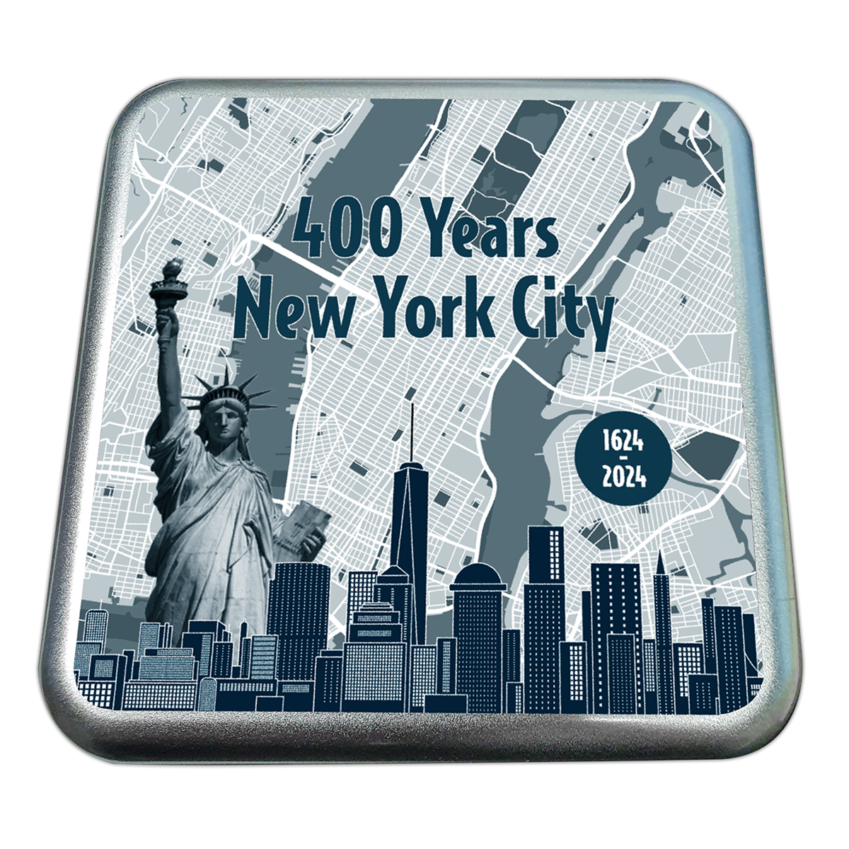 400주년 뉴욕시 - 4온스 순은 동전